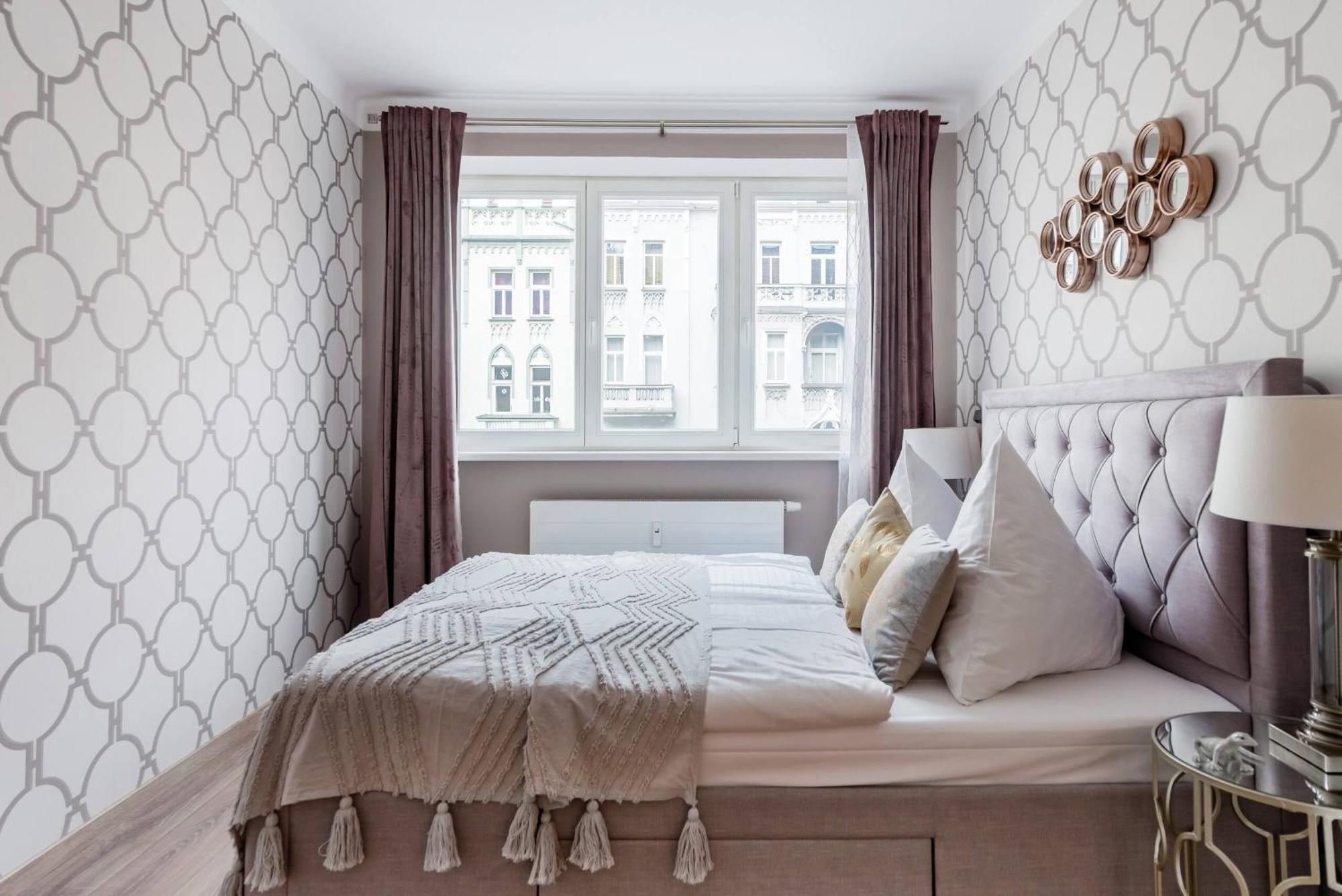 Pastel Art Deco 3Bdr Ruterra Apt Prag Eksteriør billede